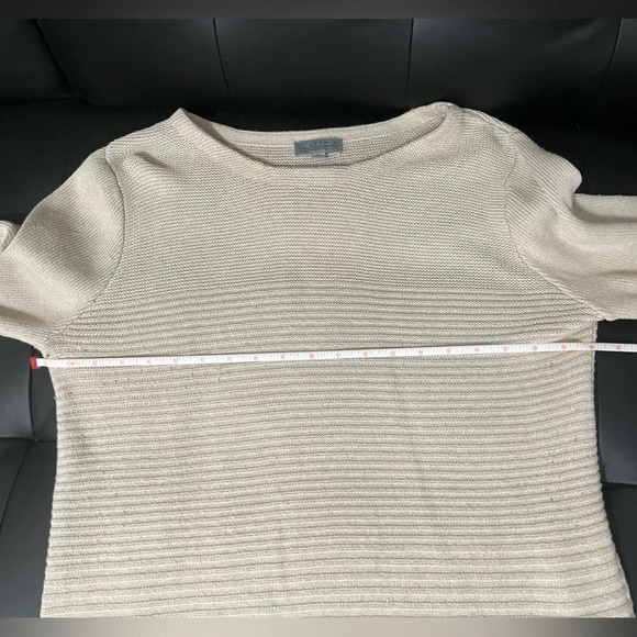 JOSEPH A Cream Color Knit Sweater XL - Picture 7 of 11